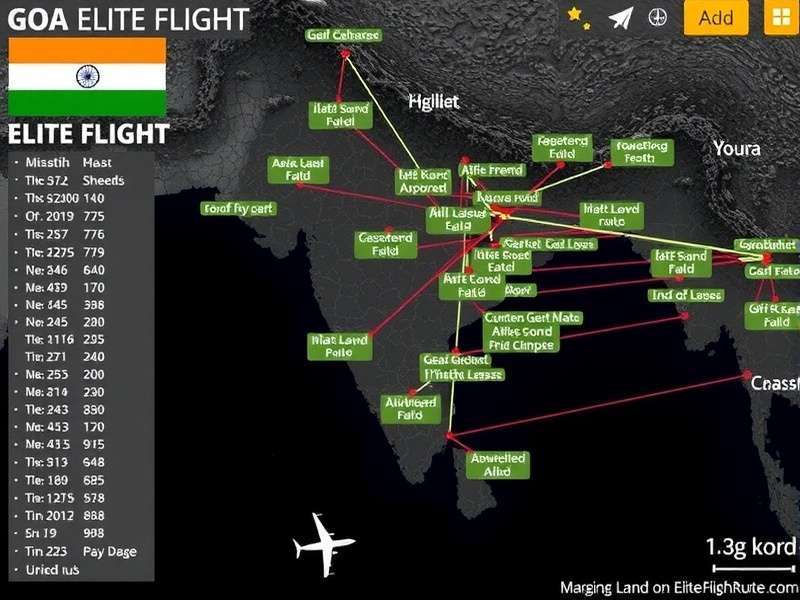 Goa Elite Flight game cover showing Indian airports